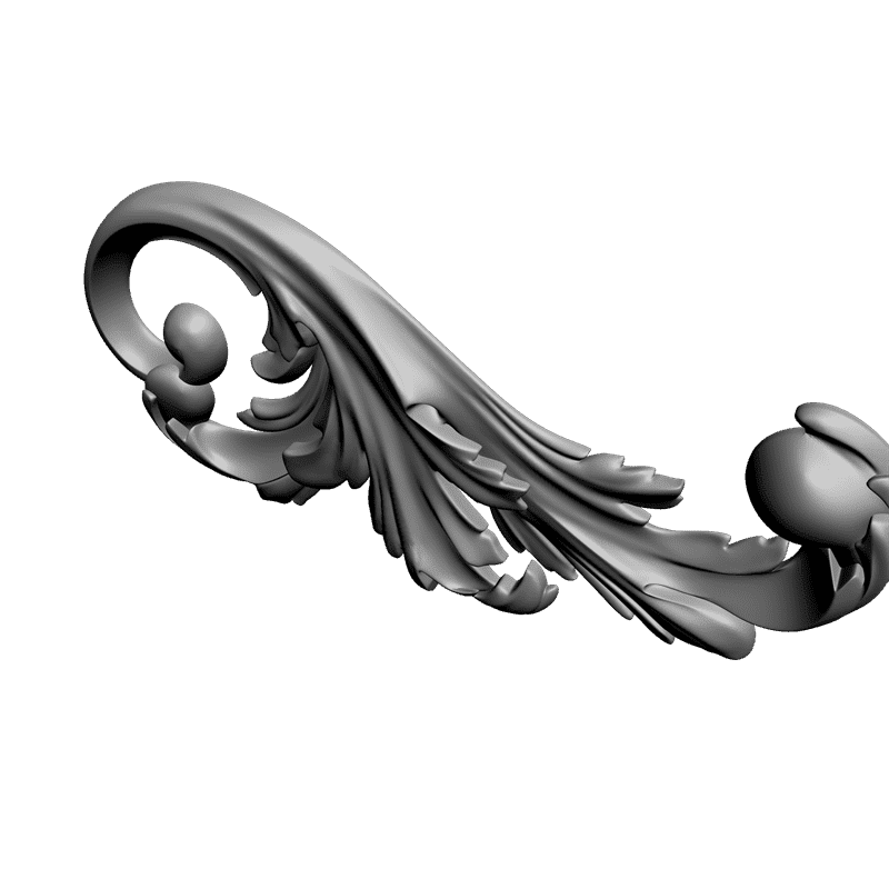 картинка Накладка резная D10-132 3D-STL.COM