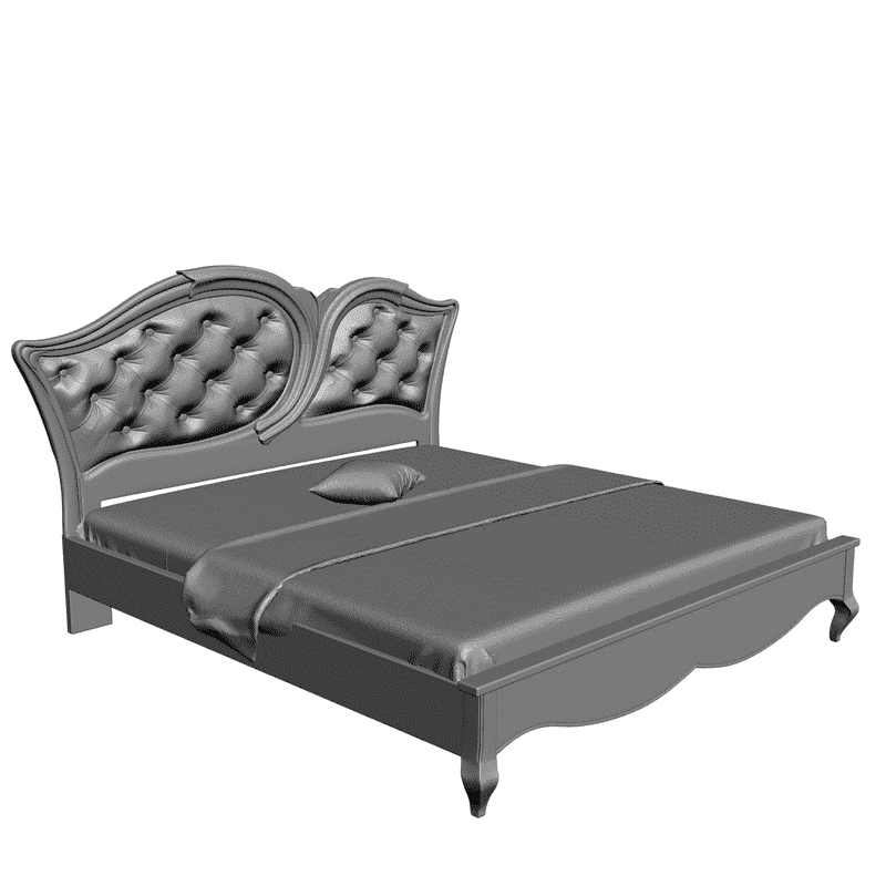картинка Кровать M4-002 3D-STL.COM