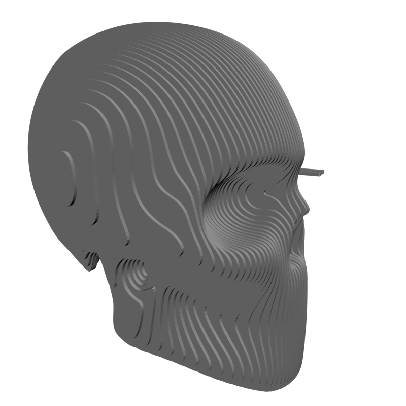 картинка Череп L5-104 3D-STL.COM