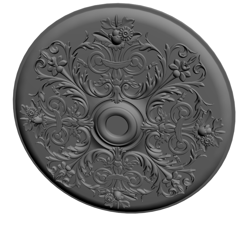 картинка Розетка резная D16-339 3D-STL.COM