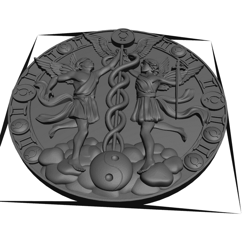 картинка Близнецы P1-001 3D-STL.COM