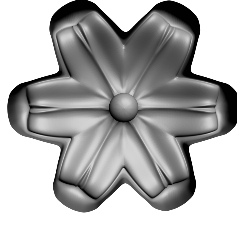 картинка Розетка резная D16-382 3D-STL.COM