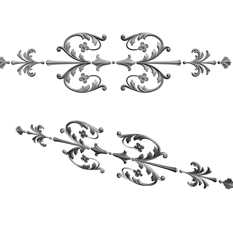 картинка Накладка резная D10-130 3D-STL.COM