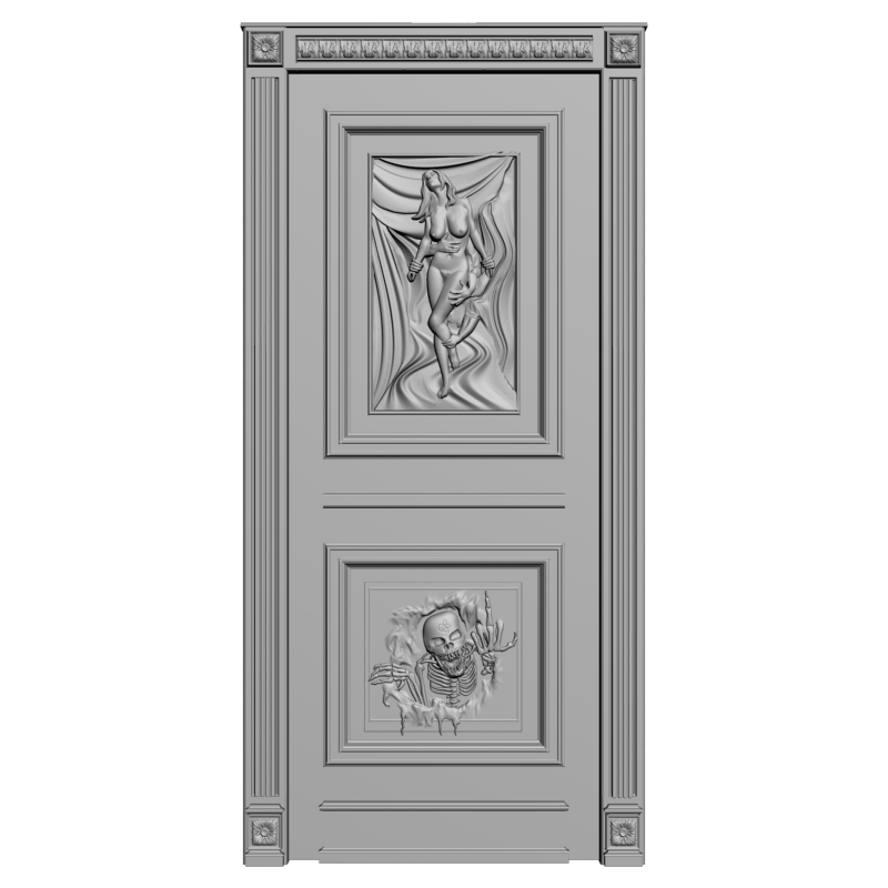 картинка Двери резные H3-059 3D-STL.COM