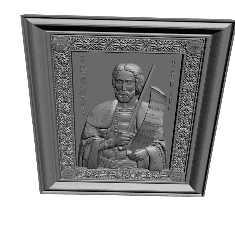 картинка Александр Невский V3-009 3D-STL.COM
