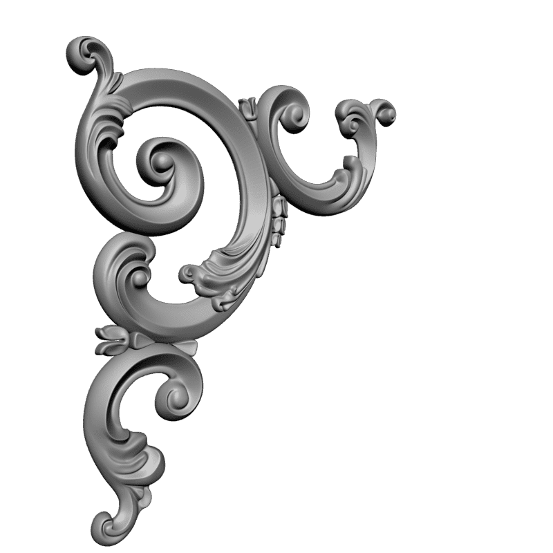 картинка Угловой элемент D19-041 3D-STL.COM