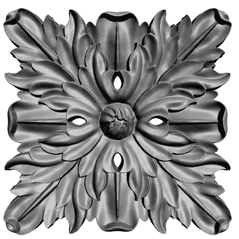 картинка Розетка резная D16-067 3D-STL.COM