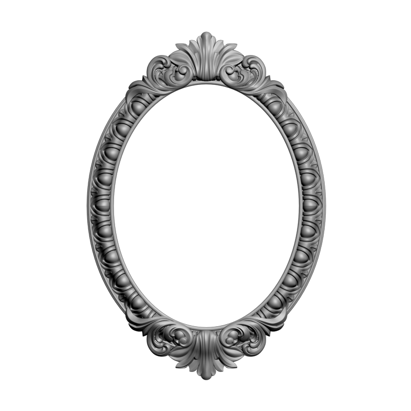 картинка Рамка резная D14-641 3D-STL.COM