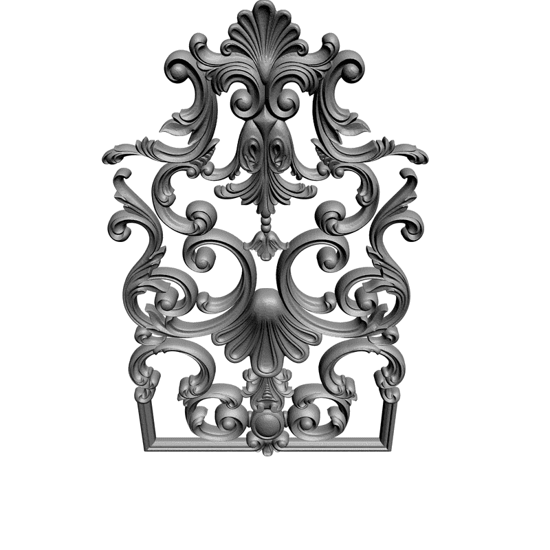 картинка Накладка резная D10-007 3D-STL.COM