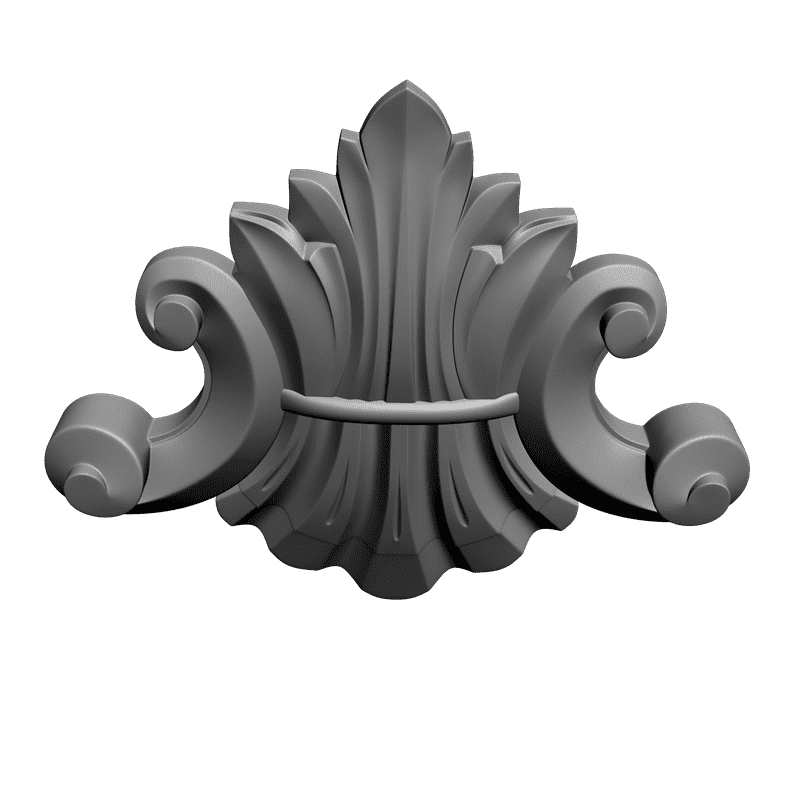 картинка Накладка резная D10-023 3D-STL.COM