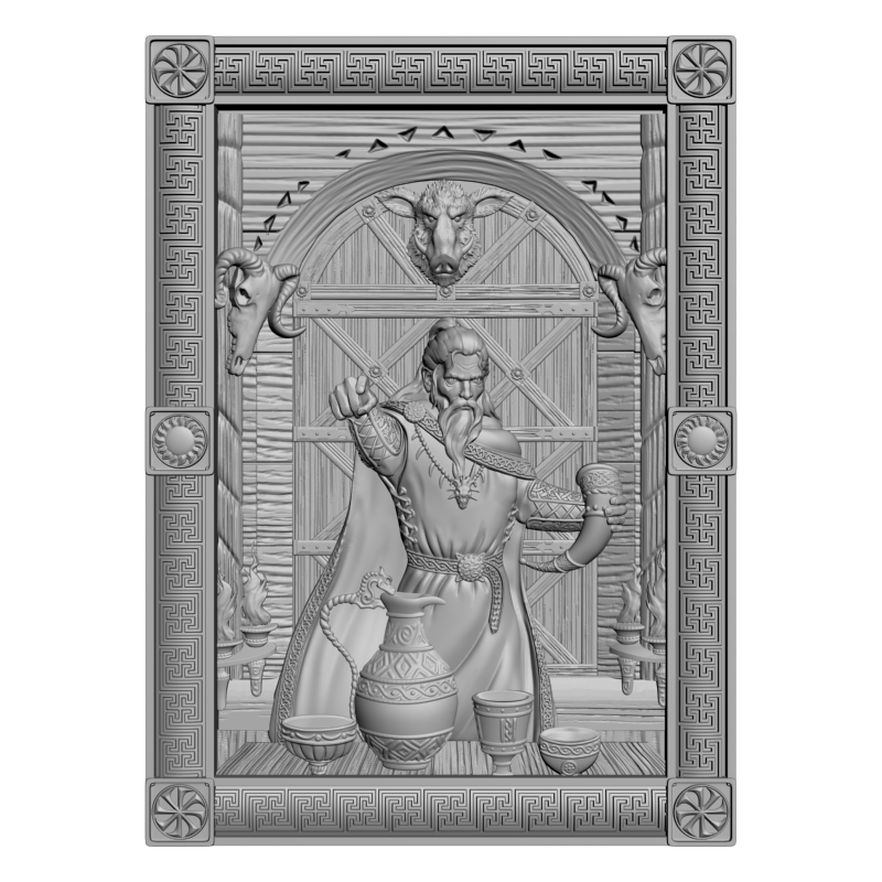 картинка Локи Скандинавский бог V9-106 3D-STL.COM
