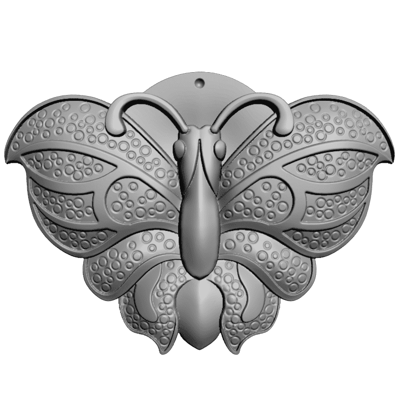 картинка Бабочка F6-017 3D-STL.COM