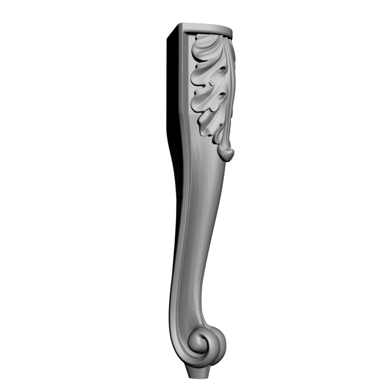 картинка Ножка мебельная M6-093 3D-STL.COM