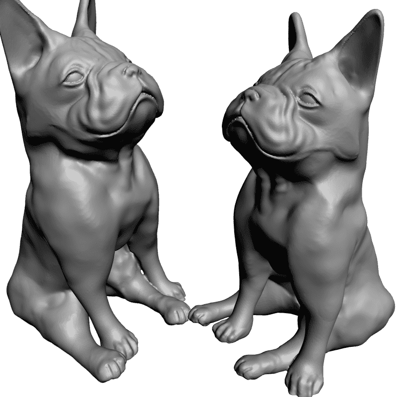 картинка Щенок Бульдог F1-156 3D-STL.COM