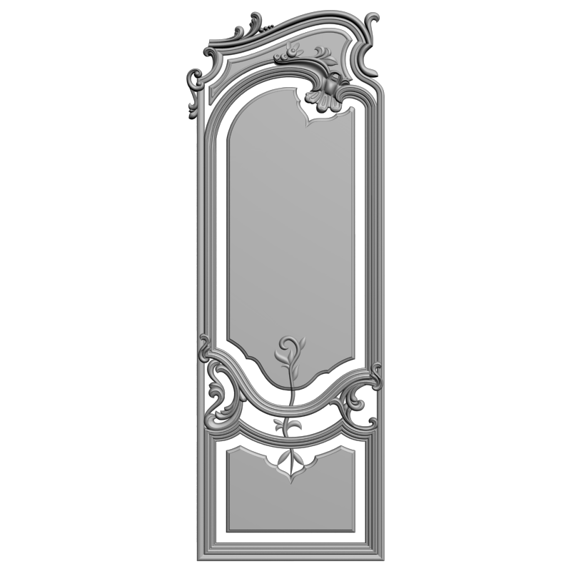 картинка Двери резные H3-082 3D-STL.COM