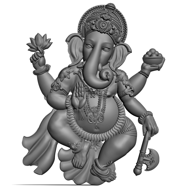 картинка Индийская тематика Ганеша V9-140 3D-STL.COM