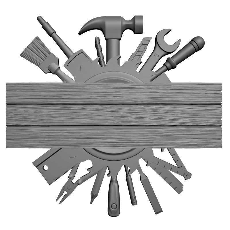 картинка Щит мастерской с инструментами RG3-080 3D-STL.COM
