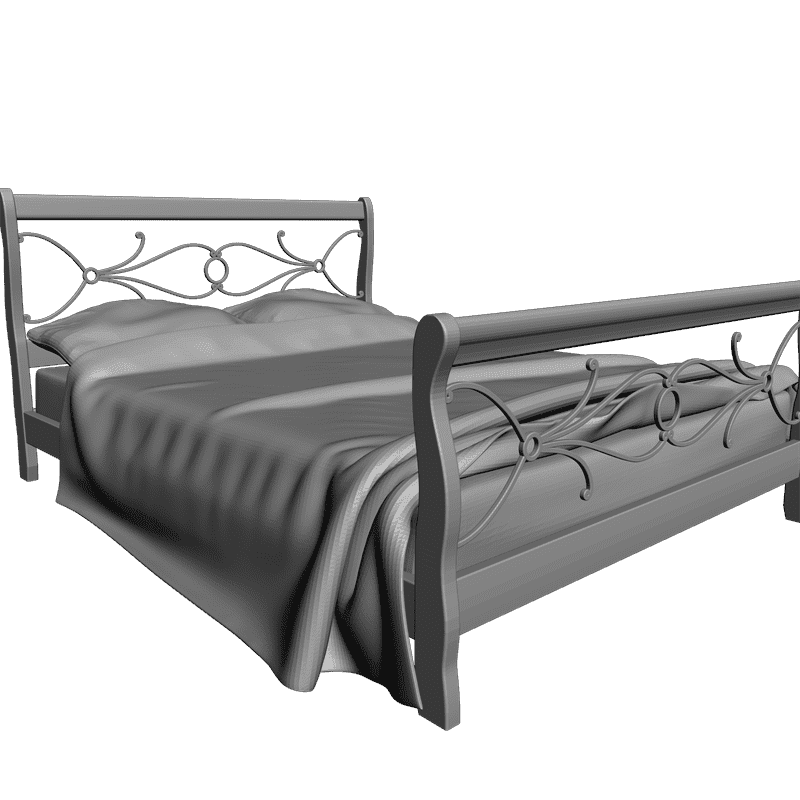 картинка Кровать M4-048 3D-STL.COM