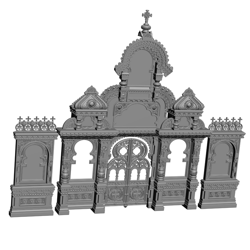 картинка Иконостас V2-007 3D-STL.COM