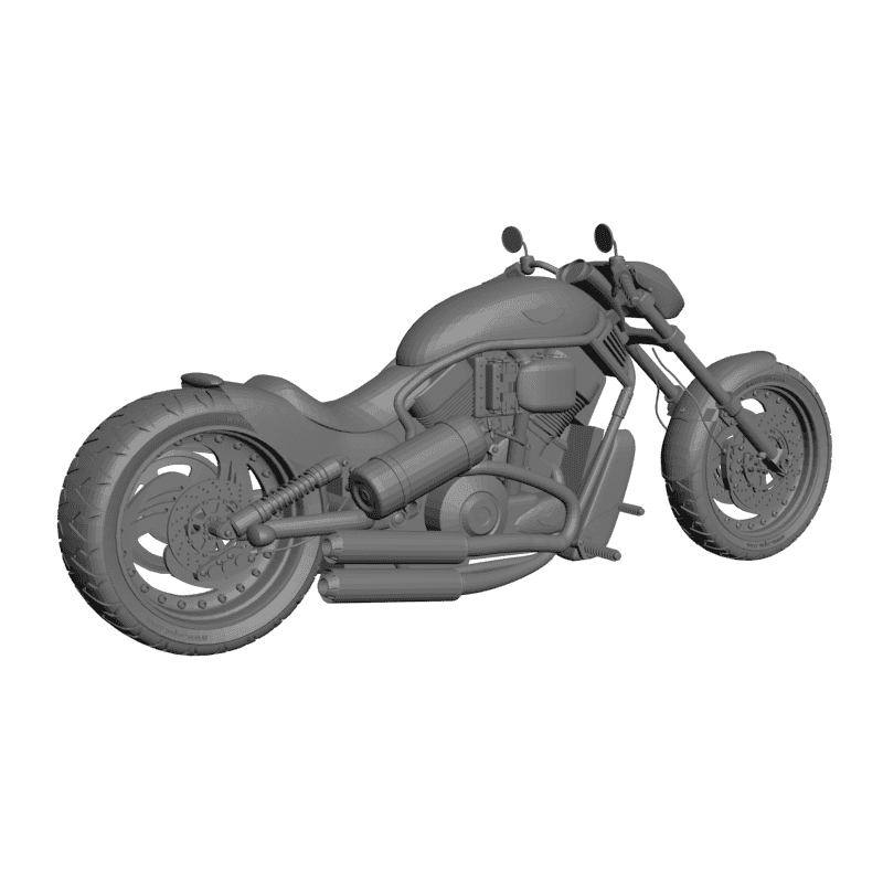 картинка Мотоцикл Харлей RT3-058 3D-STL.COM