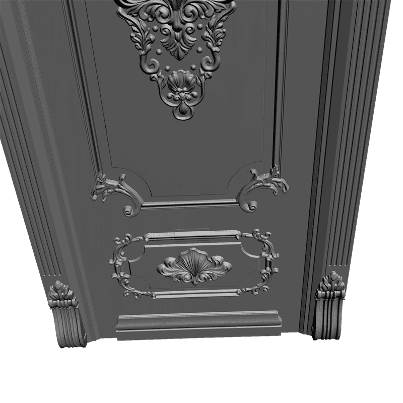 картинка Дверь резная H3-032 3D-STL.COM