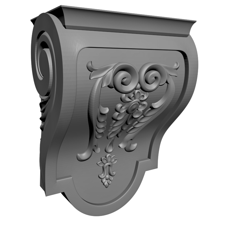 картинка Накладка декоративная рамная D10-410 3D-STL.COM