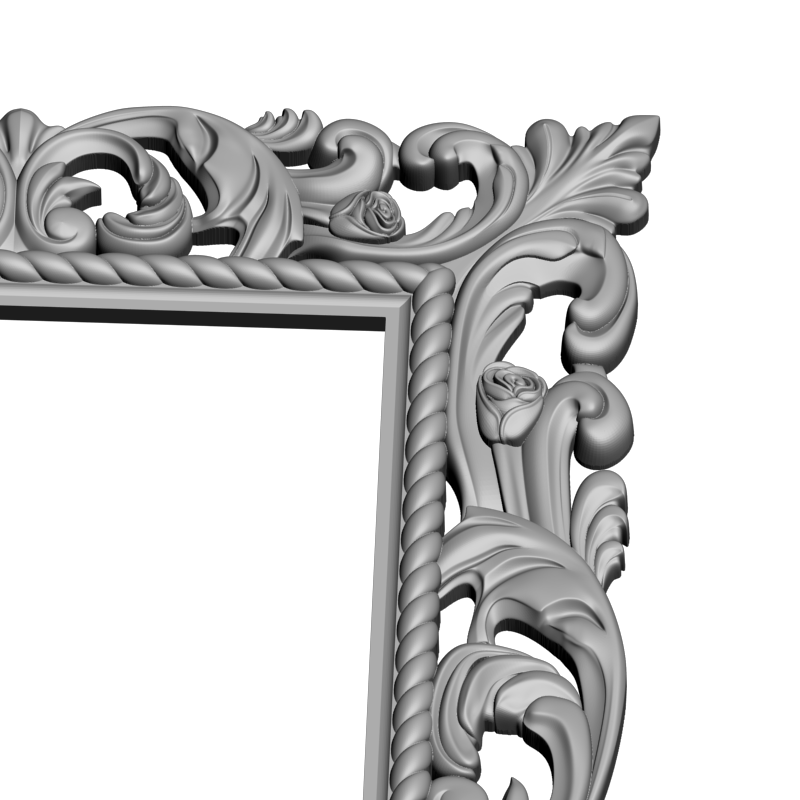 картинка Рама резная D14-491 3D-STL.COM