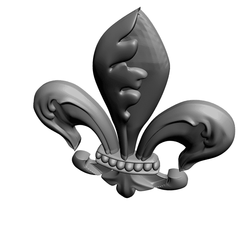 картинка Накладка резная D10-133 3D-STL.COM