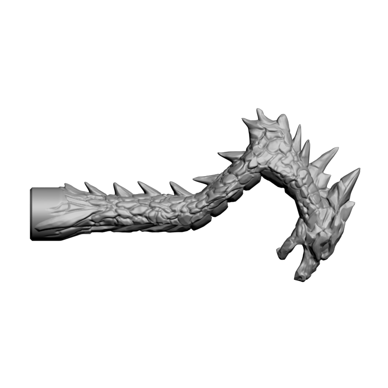 картинка Хук пуджа из игры дота2 в виде дракона PI1-581 3D-STL.COM