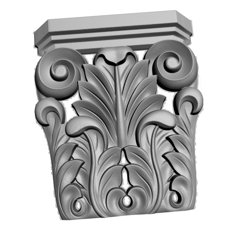картинка Кронштейн резной D9-215 3D-STL.COM