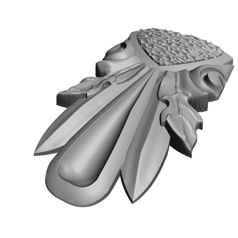 картинка Кронштейн резной D9-060 3D-STL.COM