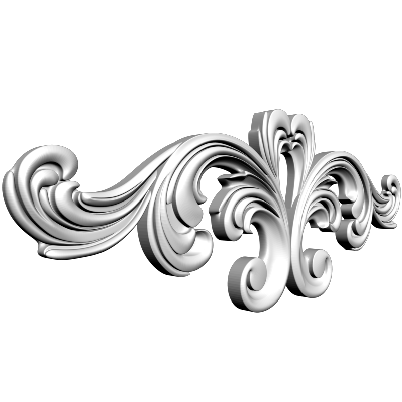 картинка Накладка резная D10-283 3D-STL.COM
