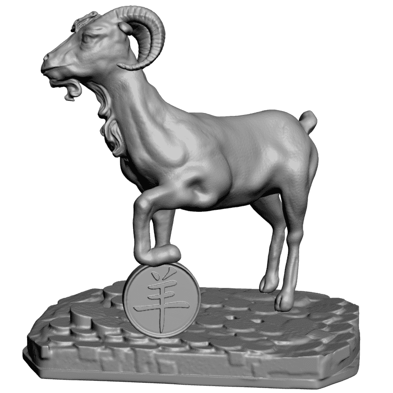 картинка Козочка F1-184 3D-STL.COM