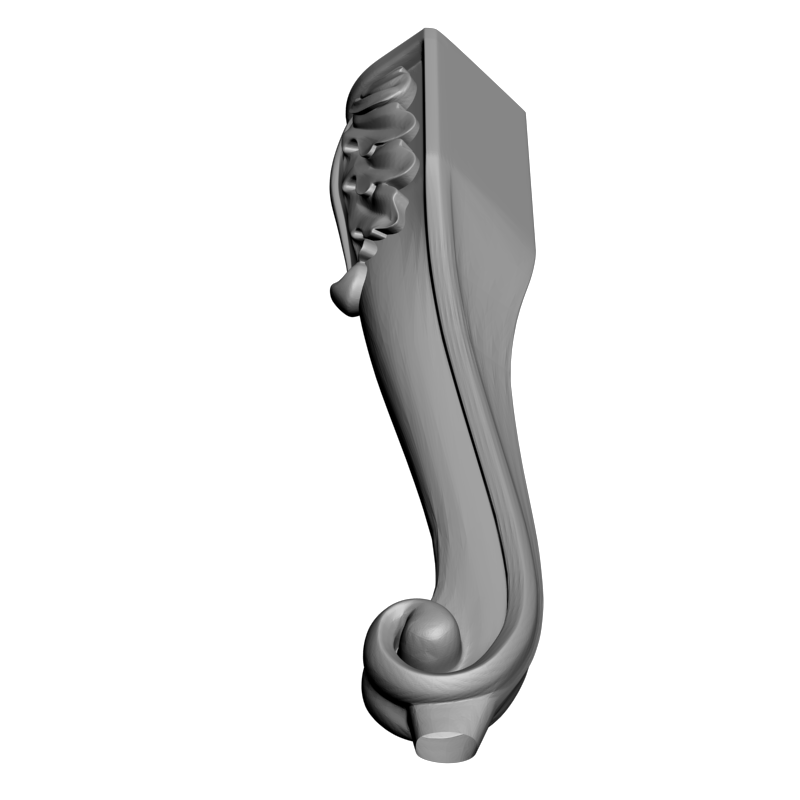 картинка Ножка мебельная M6-093 3D-STL.COM