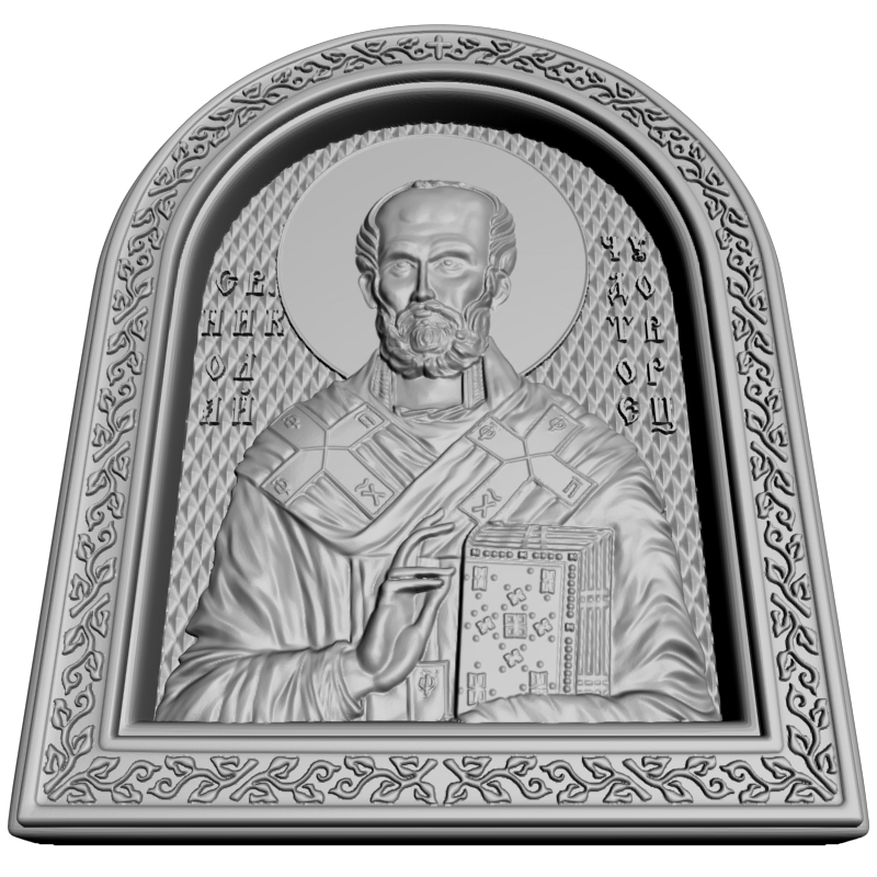картинка Николай Чудотворец V3-355 3D-STL.COM