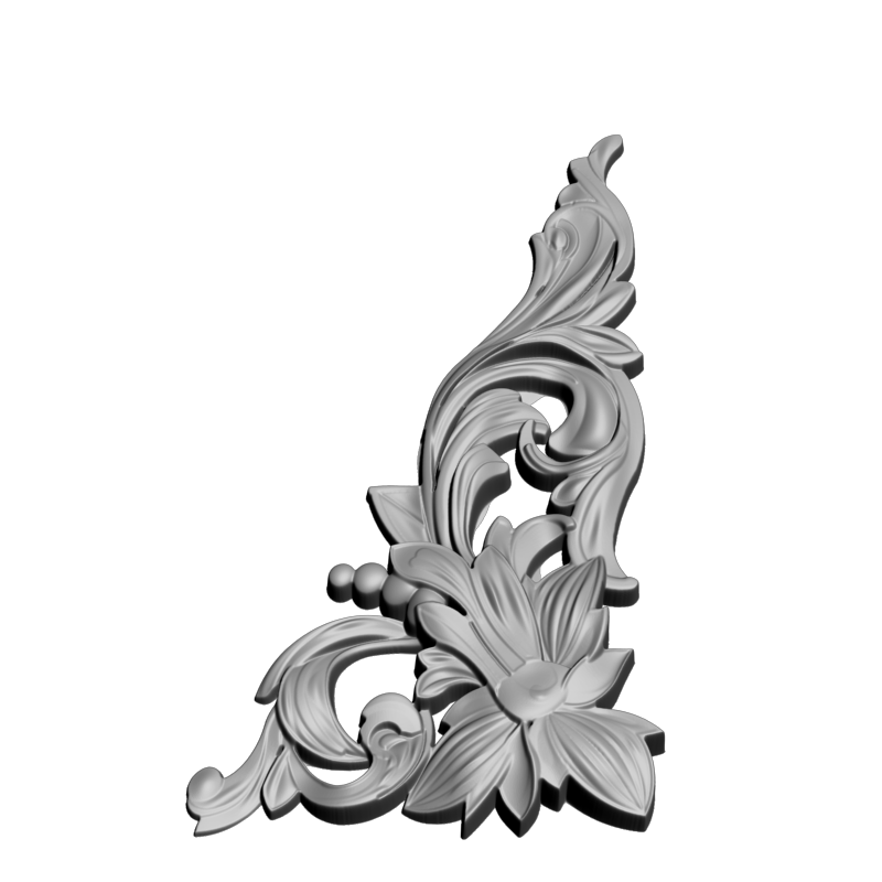 картинка Угловой элемент D19-058 3D-STL.COM