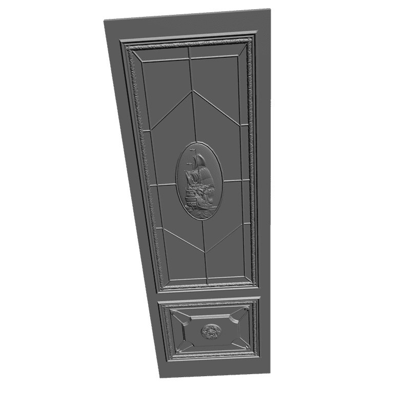 картинка Дверь резная H3-013 3D-STL.COM
