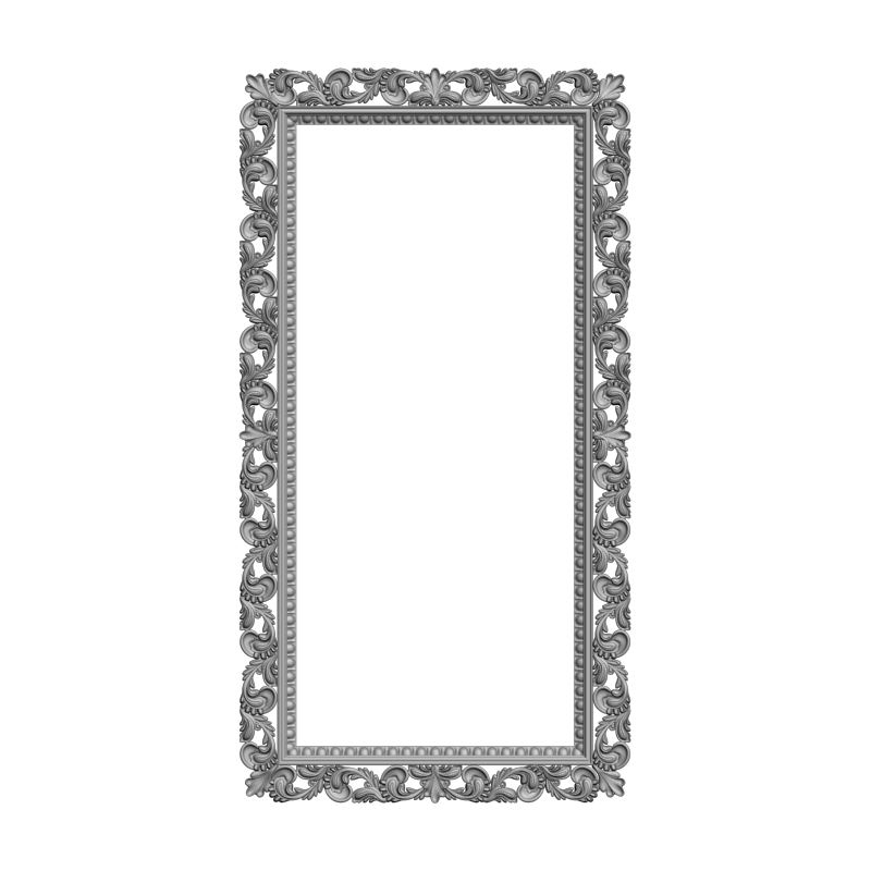картинка Рама резная D14-479 3D-STL.COM