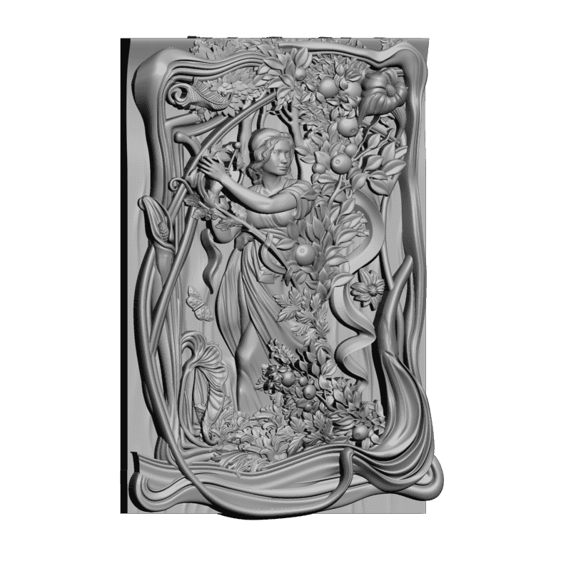 картинка В райском саду D12-437 3D-STL.COM