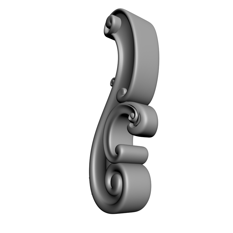 картинка Элемент столба резного D17-070 3D-STL.COM