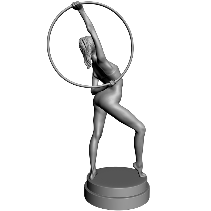 картинка Кристи с обручем L3-379 3D-STL.COM