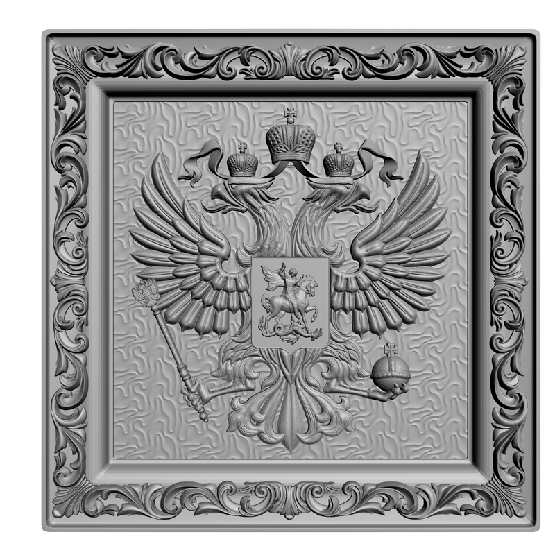 картинка Герб России RG1-011 3D-STL.COM