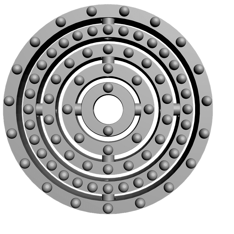 картинка Атом золота RY6-024 3D-STL.COM