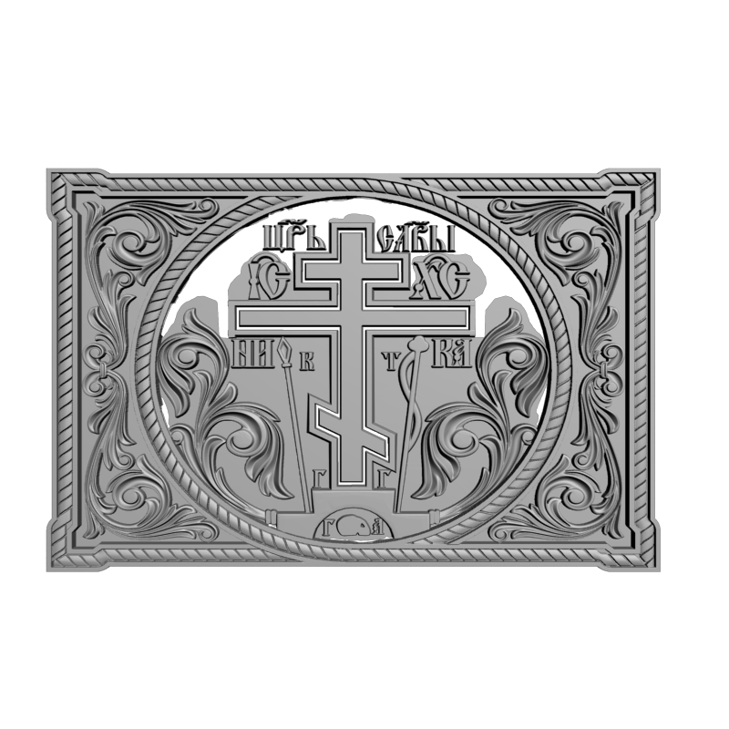 картинка Панель с крестом V9-149 3D-STL.COM