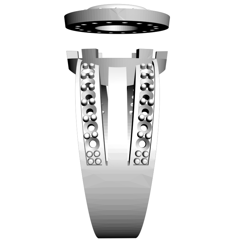 картинка Кольцо RY2-129 3D-STL.COM