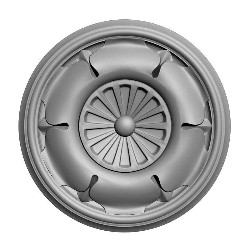 картинка Розетка резная D16-377 3D-STL.COM