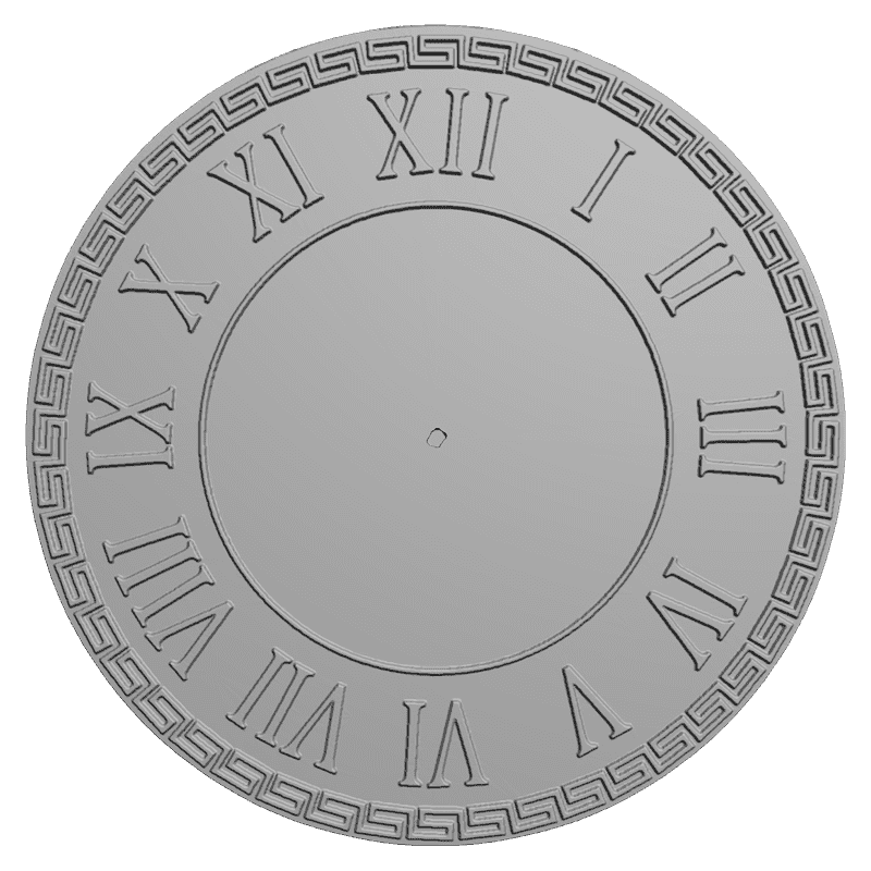 картинка Часы резные P3-023 3D-STL.COM