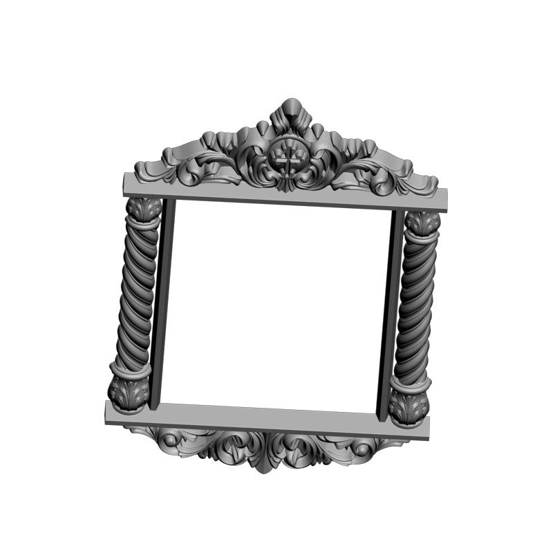 картинка Рама резная D14-558 3D-STL.COM