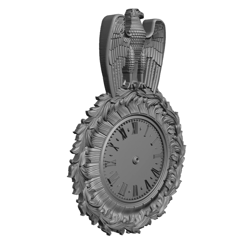картинка Часы с орлом P3-094 3D-STL.COM