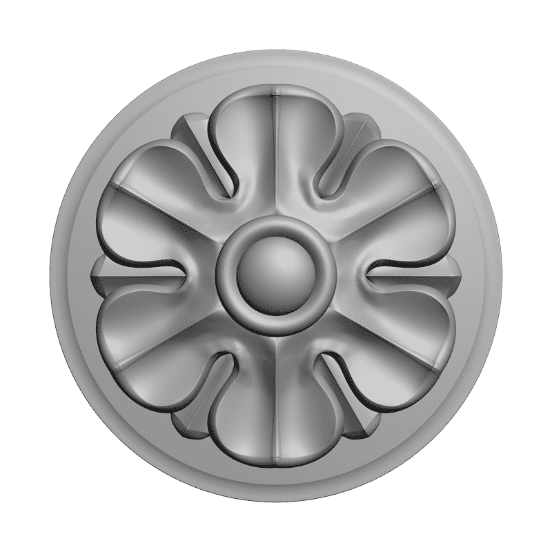 картинка Розетка резная D16-033 3D-STL.COM